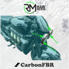 Headlight bezel rings (covers) Carbon Fibre Triumph Rocket 3 2020 - onwards